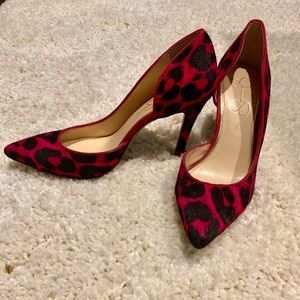 Jessica Simpson Pink Leopard Heels